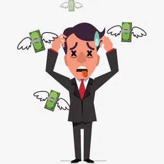 苦恼的男人免抠