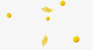 飘落的金币免抠