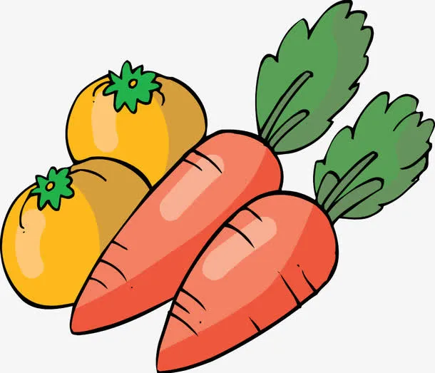 萝卜西红柿蔬菜免抠