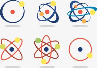 旋转分子合集矢量免抠