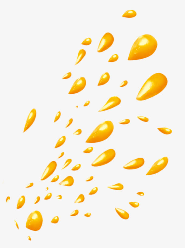 橙子果粒一粒粒的免抠漂浮其他元素