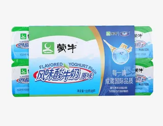 蒙牛风味酸奶包装免抠
