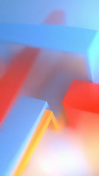 彩色立体几何H5背景高清