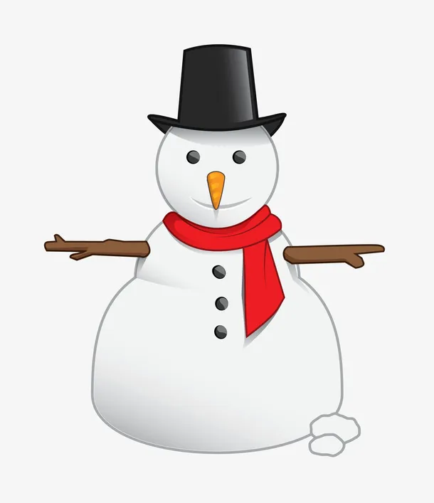 冬天里的雪人2免抠