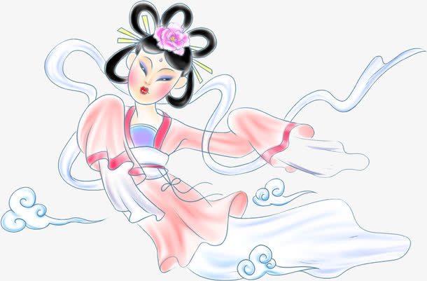 古风嫦娥美女免抠