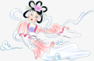 古风嫦娥美女免抠