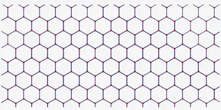 正六边形网格装饰素材免抠