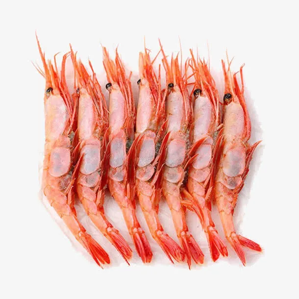 熟冻北极甜虾刺身免抠
