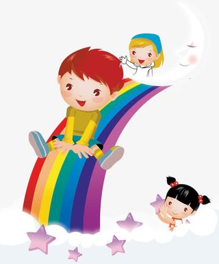 卡通手绘儿童乐园免抠