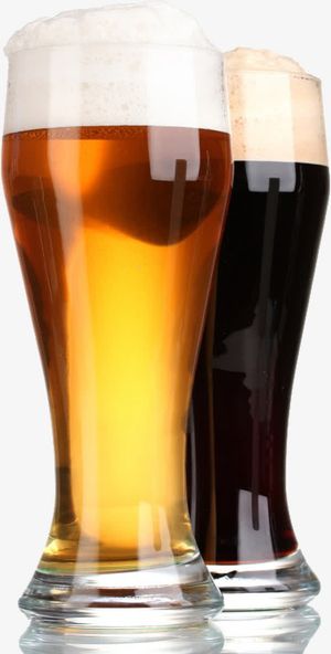 两杯啤酒免抠