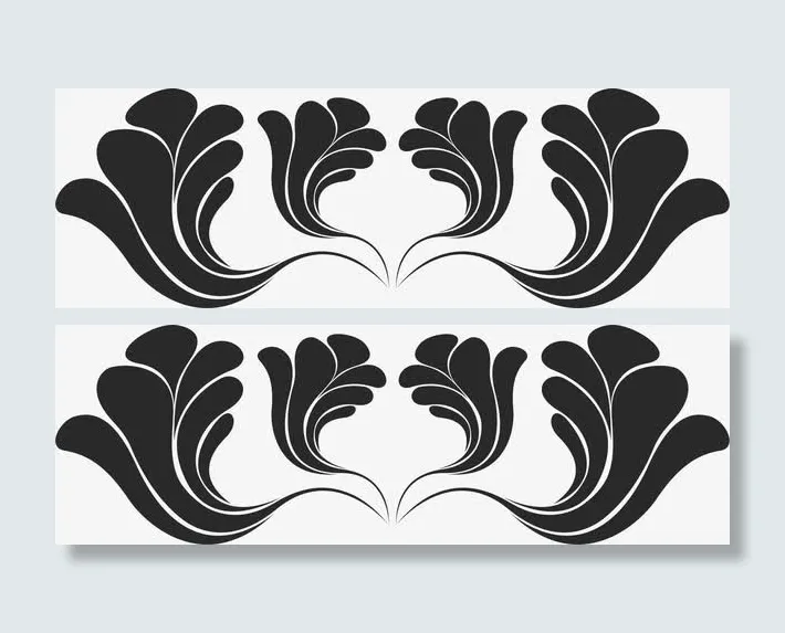 边框角花底纹素材免抠