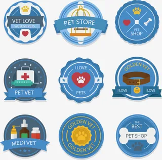 矢量手绘图标免抠