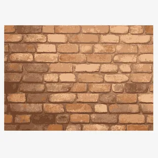 卡通砖墙矢量图下载免抠