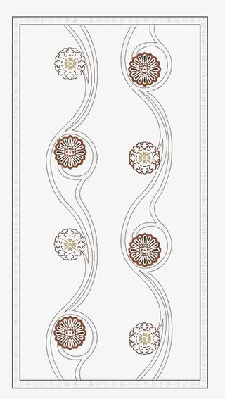 简洁线条边框免抠