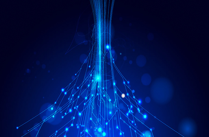 科技蓝色星空背景高清