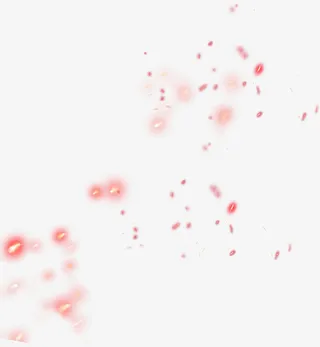 红色光晕效果元素免抠