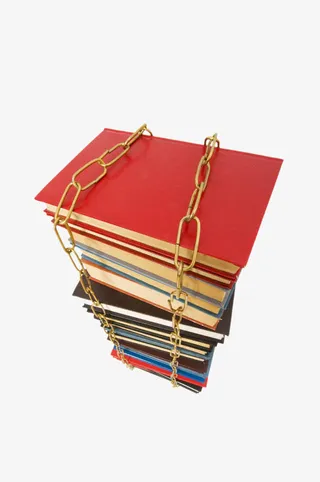 铁链捆上的书免抠