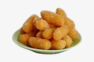 盘子中的炒糖素材图片免抠