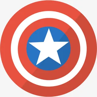 美国队长盾牌图标免抠