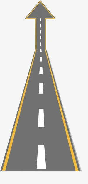 箭头路标公路标免抠