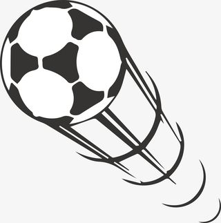 矢量飞舞的足球素材图免抠