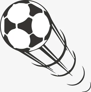 矢量飞舞的足球素材图免抠