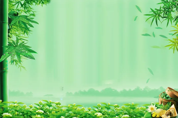 端午节绿色背景素材高清