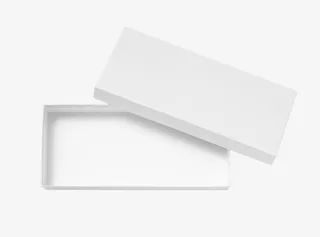 白色长形礼物盒免抠