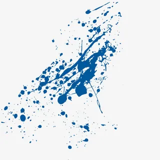 矢量手绘墨汁飞溅免抠