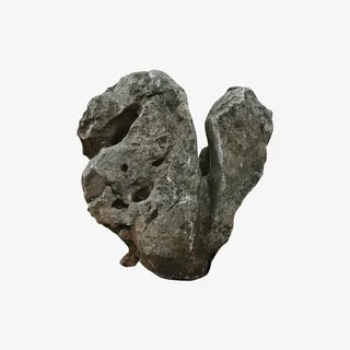 实物假山石头免抠