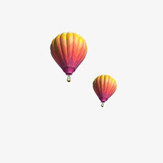 城市创建放飞梦想氢气球免抠漂浮其他元素