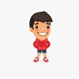 穿卫衣外套的男生免抠