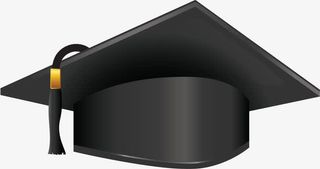 矢量毕业帽免抠