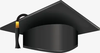 矢量毕业帽免抠