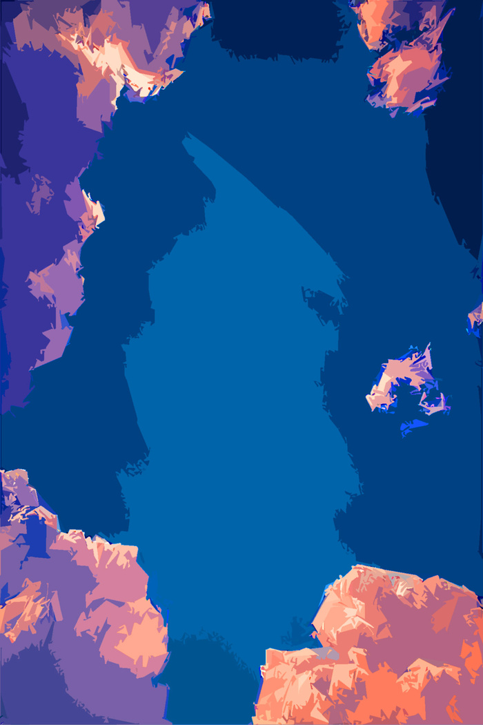 天空手绘背景图片高清