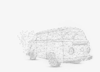 汽车高科技点线面线条免抠
