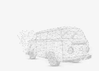 汽车高科技点线面线条免抠