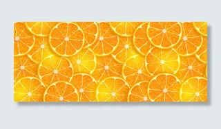 美味的橙子切片背景高清