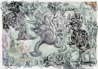 灰色艺术背景素材图片