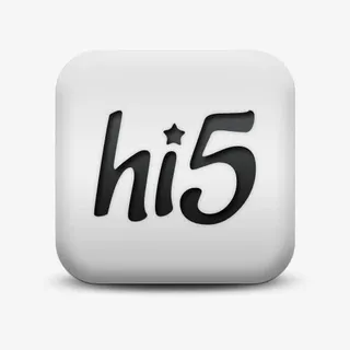 磨砂白广场图标社会媒体标志你好免抠