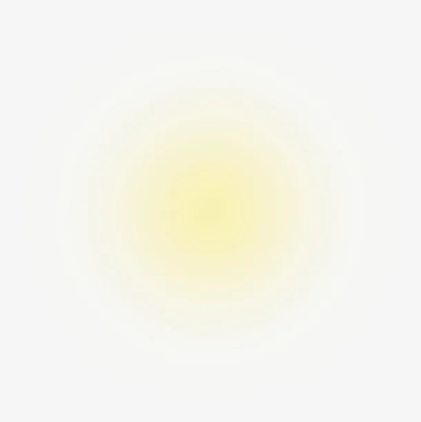 黄色昏黄设计光晕免抠