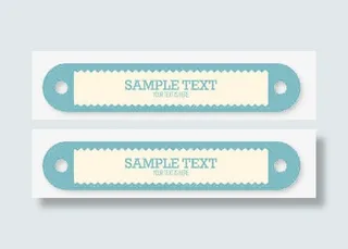 边框标签蓝色背景