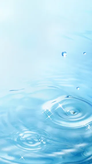 补水蓝色水珠渐变护肤品H5背景素材高清