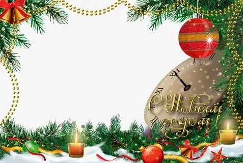 圣诞框架模板免抠