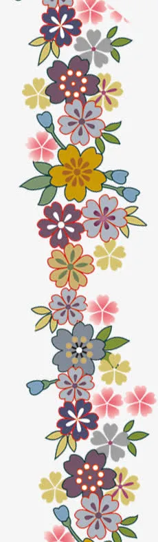 樱花底图图案免抠