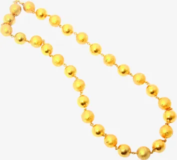 足金珠宝项链节日礼物免抠