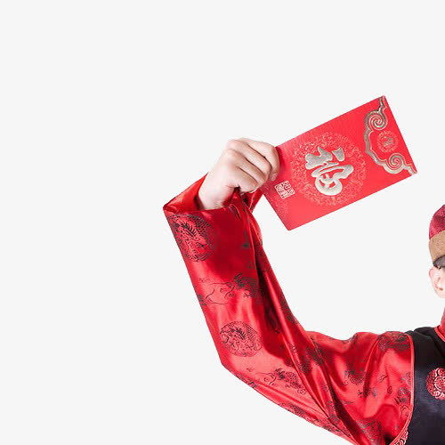 手拿红包素材免抠