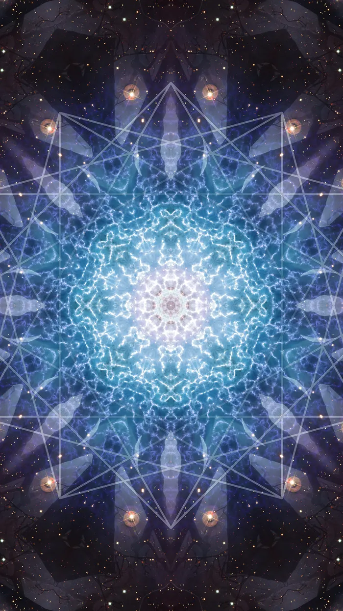 塔罗占卜玄幻背景素材高清