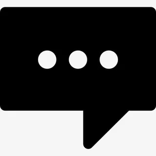 泡泡和省略图标免抠