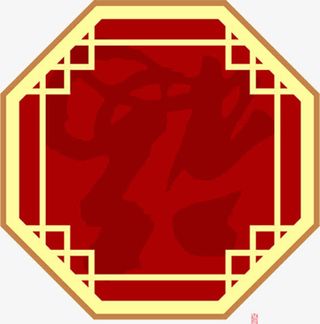 花窗边框纹理免抠